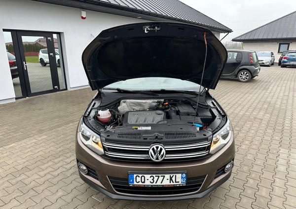 Volkswagen Tiguan cena 52900 przebieg: 184000, rok produkcji 2013 z Zawiercie małe 596